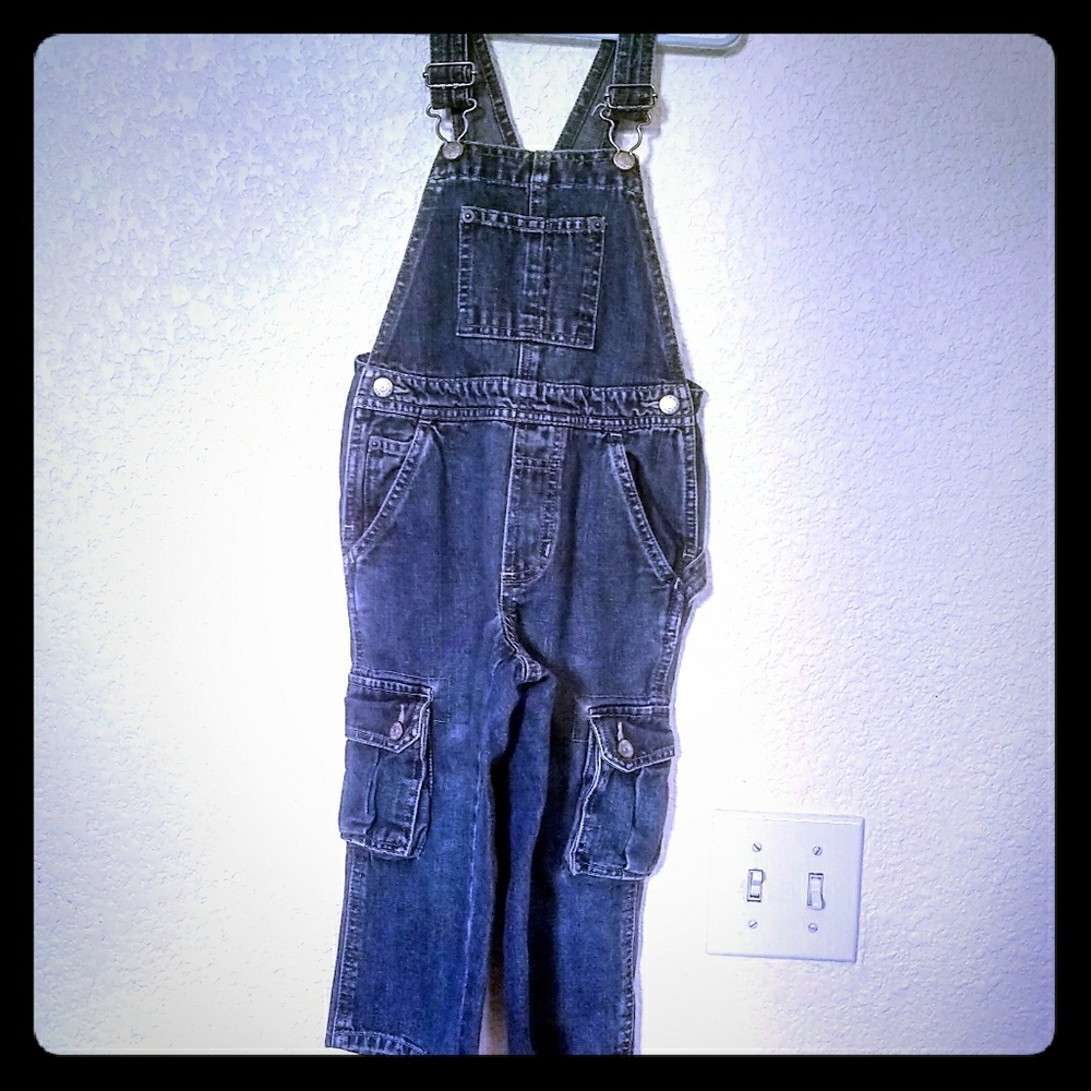 Old Navy Boys 3T Blue Denim Overalls